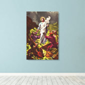 Jezus wandelt op water omwikkeld canvas (Insitu (Houten vloer))