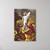 Jezus wandelt op water omwikkeld canvas (Voorkant)
