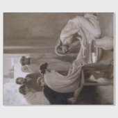 Jezus was de voeten van Zijn discipelen Cadeaupapier (Vlak)