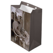 Jezus was de voeten van Zijn discipelen Medium Cadeauzakje (Voorkant Gekanteld)