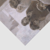 Jezus was de voeten van Zijn discipelen Tissuepapier (Detail)