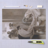 Jezus was de voeten van Zijn discipelen Tissuepapier (Craft)