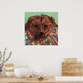 Jezus was een Beer druk Poster (Keuken)