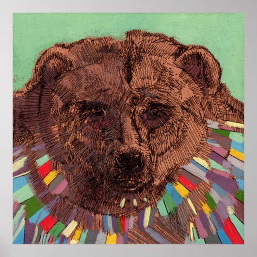 Jezus was een Beer druk Poster (Voorkant)