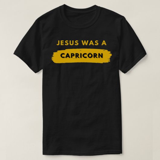 Jezus was een capricorn t-shirt (Design voorkant)
