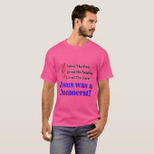 Jezus was een democraat t-shirt (Voorkant volledig)