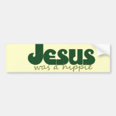 Jezus was een hippie bumpersticker (Voorkant)
