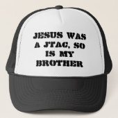 Jezus was een JTAC, en mijn broer ook Trucker Pet (Voorkant)