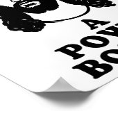 Jezus was een power bottom grappige Pride kerst gr Poster (Hoek)