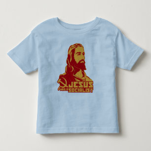 Jezus was een socialist kinder shirts