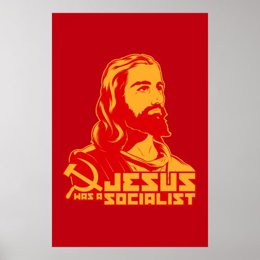 Jezus was een socialist poster (Voorkant)