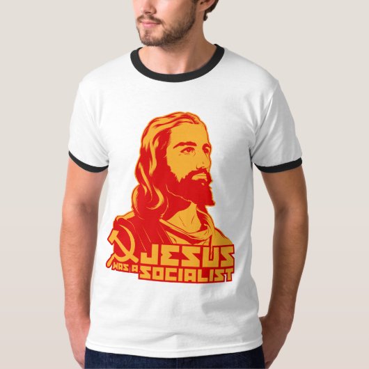 Jezus was een socialist t-shirt (Voorkant)