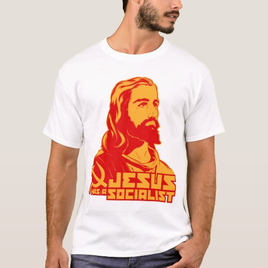 Jezus was een socialist t-shirt (Voorkant)