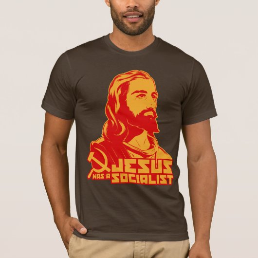 Jezus was een socialist t-shirt (Voorkant)