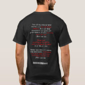 Jezus was een socialist t-shirt (Achterkant)