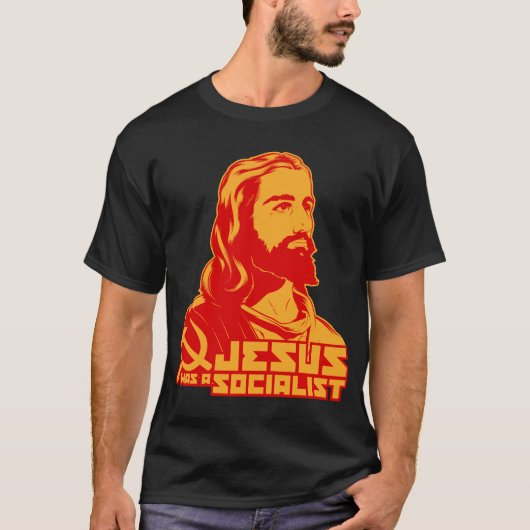 Jezus was een socialist t-shirt (Voorkant)