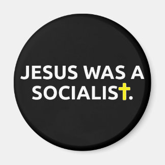 Jezus was een socialist (zwart) magneet