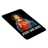 JEZUS WAS WAKKER WWJD MAGNEET (Rechterzijde)