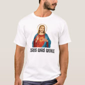 JEZUS WAS WAKKER WWJD T-SHIRT (Voorkant)