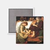 Jezus wast de discipelen voeten magneet (Voorkant / Achterkant)