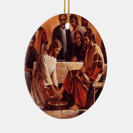 Jezus wast de Disciples Feet Ornament (Rechts)