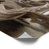 Jezus wast voeten van discipelen | Albert Edelfelt Poster (Hoek)