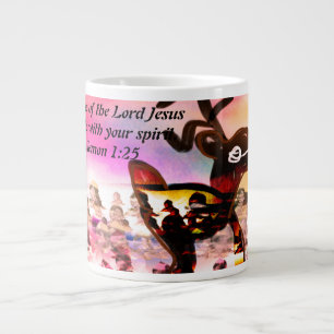 Jezus wees op zijn manier grote koffiekop