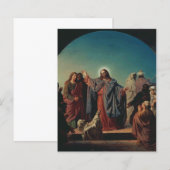 Jezus wekt Lazarus door Robert Wilhelm Ekman (Voorkant / Achterkant)