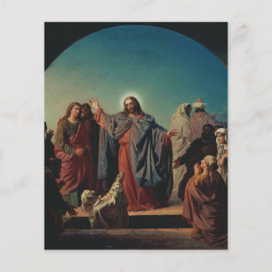 Jezus wekt Lazarus door Robert Wilhelm Ekman
