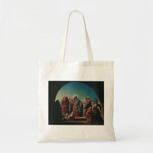 Jezus wekt Lazarus door Robert Wilhelm Ekman Tote Bag