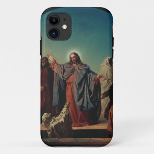 Jezus wekt Lazarus op door Robert Wilhelm Ekman Case-Mate iPhone Case