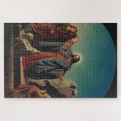 Jezus wekt Lazarus op door Robert Wilhelm Ekman Legpuzzel (Horizontaal)
