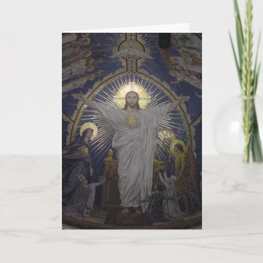 Jezus Wenskaart Kaart (Voorkant)