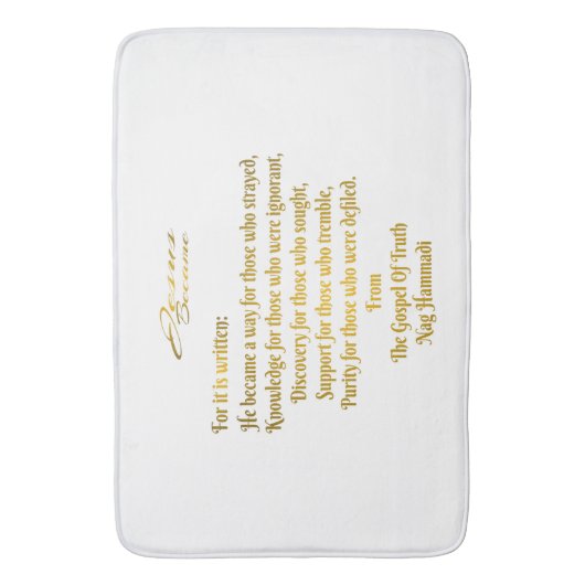 Jezus werd badmat (Voorkant Verticaal)