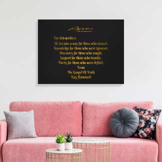 Jezus werd canvas afdruk