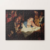 Jezus werd geboren in een stal in Bethlehem Legpuzzel (Horizontaal)