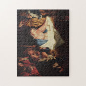 Jezus werd geboren in een stal in Bethlehem Legpuzzel (Verticaal)