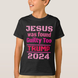 Jezus werd schuldig bevonden aan het terugnemen va t-shirt
