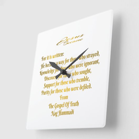 Jezus werd vierkante klok (Hoek)