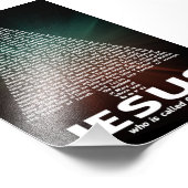 Jezus Wie wordt Christus genoemd Foto Afdruk (Hoek)