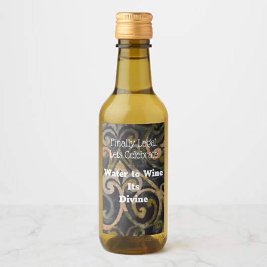 Jezus Wijn Etiket (Voorkant)