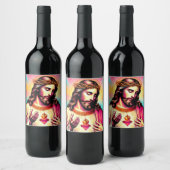 Jezus wijn etiketten! wijn etiket (Flessen)