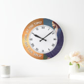 Jezus wil je kijken naar de Time Funny Clock Grote Klok (Huis)