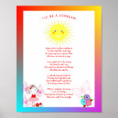 Jezus wil me voor een zonlicht Afbeelding. Poster (Voorkant)