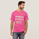 Jezus won het Texaanse christendom, Jezus won de T-shirt (Voorkant volledig)