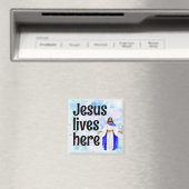 Jezus woont hier magneet (Insitu (Vaatwasser))