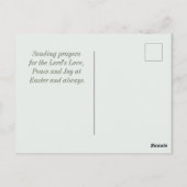 Jezus woont in de lente - dwerg briefkaart (Achterkant)