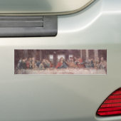 Jezus "Yeshua" Het Laatste Avondmaal, Leonardo da  Bumpersticker (Op auto)