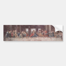 Jezus "Yeshua" Het Laatste Avondmaal, Leonardo da Bumpersticker