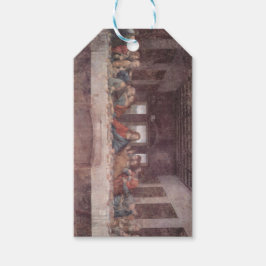 Jezus "Yeshua" Het Laatste Avondmaal, Leonardo da Cadeaulabel